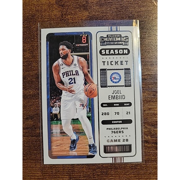 Joel Embiid 2022-23 Panini Contenders #9 - Philadelphia 76ers - NBA - Picture 1 of 2